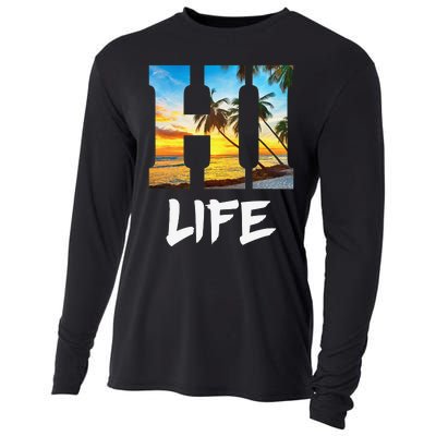 Hawaii Hawaiian Beach Aloha Summer Vacation Gifts Souvenir Cooling Performance Long Sleeve Crew