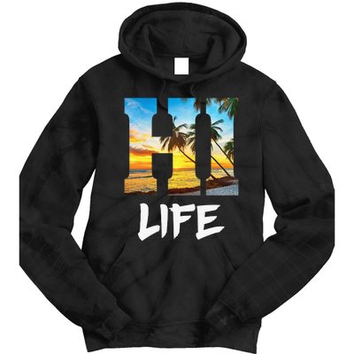 Hawaii Hawaiian Beach Aloha Summer Vacation Gifts Souvenir Tie Dye Hoodie