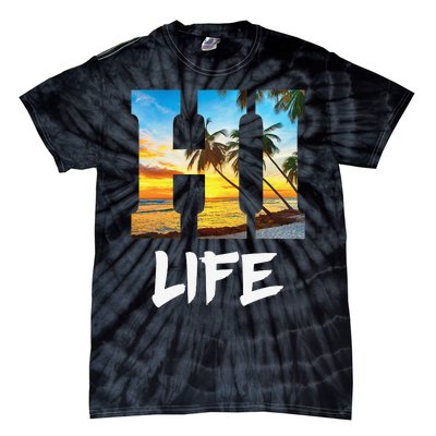 Hawaii Hawaiian Beach Aloha Summer Vacation Gifts Souvenir Tie-Dye T-Shirt