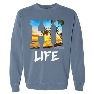 Hawaii Hawaiian Beach Aloha Summer Vacation Gifts Souvenir Garment-Dyed Sweatshirt