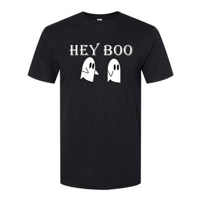 Halloween Hey Boo Ghost Gift Softstyle CVC T-Shirt