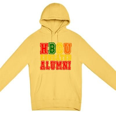 Hbcu Historically Black College Educated Alumni Cool Gift Premium Pullover Hoodie