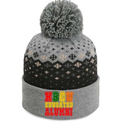 Hbcu Historically Black College Educated Alumni Cool Gift The Baniff Cuffed Pom Beanie