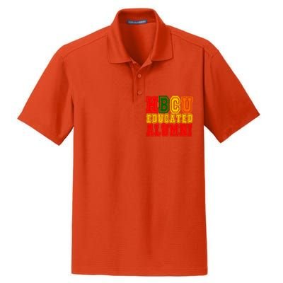 Hbcu Historically Black College Educated Alumni Cool Gift Dry Zone Grid Polo