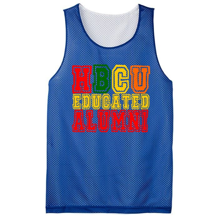 Hbcu Historically Black College Educated Alumni Cool Gift Mesh Reversible Basketball Jersey Tank