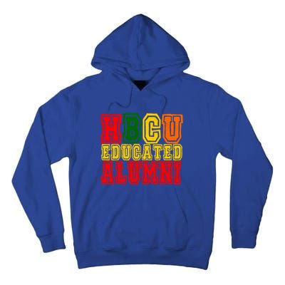 Hbcu Historically Black College Educated Alumni Cool Gift Tall Hoodie