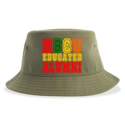 Hbcu Historically Black College Educated Alumni Cool Gift Sustainable Bucket Hat