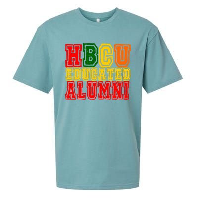 Hbcu Historically Black College Educated Alumni Cool Gift Sueded Cloud Jersey T-Shirt