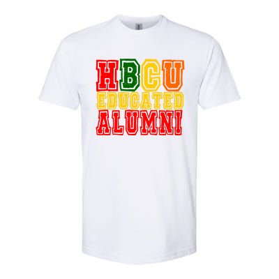 Hbcu Historically Black College Educated Alumni Cool Gift Softstyle CVC T-Shirt