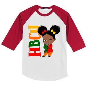 Hbcu Historically Black College Future Alumni Gift Kids Colorblock Raglan Jersey