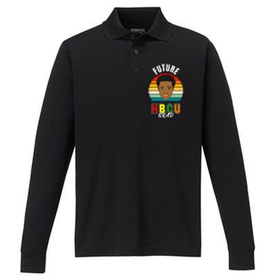 Hbcu Historically Black College Made African American Funny Gift Performance Long Sleeve Polo