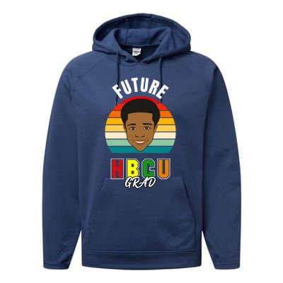 Hbcu Historically Black College Made African American Funny Gift Performance Fleece Hoodie