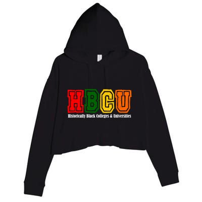 Hbcu Historically Black College Alumni Gift Crop Fleece Hoodie