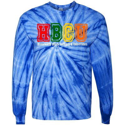 Hbcu Historically Black College Alumni Gift Tie-Dye Long Sleeve Shirt