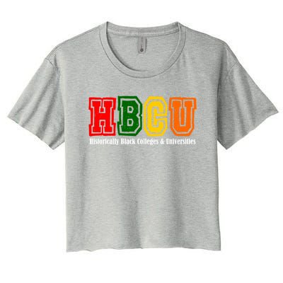 Hbcu Historically Black College Alumni Gift Women's Crop Top Tee