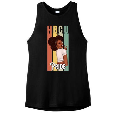 Hbcu Historically Black College Pride African American Gift Ladies PosiCharge Tri-Blend Wicking Tank