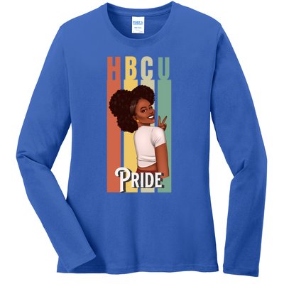 Hbcu Historically Black College Pride African American Gift Ladies Long Sleeve Shirt