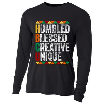 Hbcu Humbled Blessed Creative Unique Great Gift Historical Meaningful Gift Cooling Performance Long Sleeve Crew