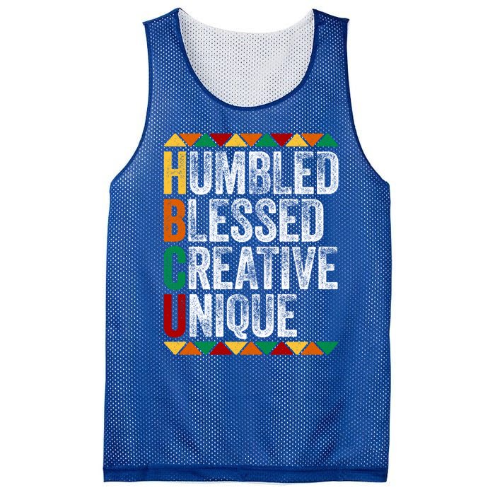 Hbcu Humbled Blessed Creative Unique Great Gift Historical Meaningful Gift Mesh Reversible Basketball Jersey Tank