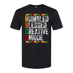 Hbcu Humbled Blessed Creative Unique Great Gift Historical Meaningful Gift Softstyle CVC T-Shirt