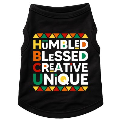 Hbcu Humbled Blessed Creative Unique Historical Black Doggie Tank