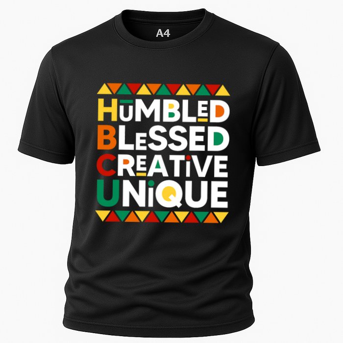 Hbcu Humbled Blessed Creative Unique Historical Black Cooling Performance Crew T-Shirt