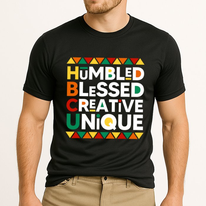 Hbcu Humbled Blessed Creative Unique Historical Black Cooling Performance Crew T-Shirt