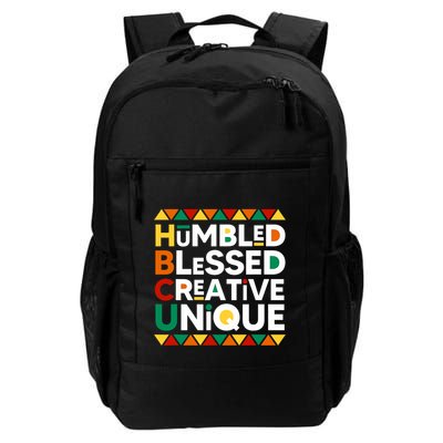 Hbcu Humbled Blessed Creative Unique Historical Black Backpack