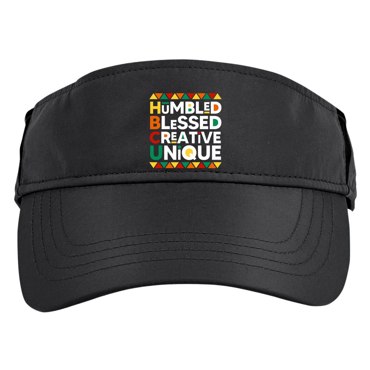 Hbcu Humbled Blessed Creative Unique Historical Black Adult Drive Performance Visor