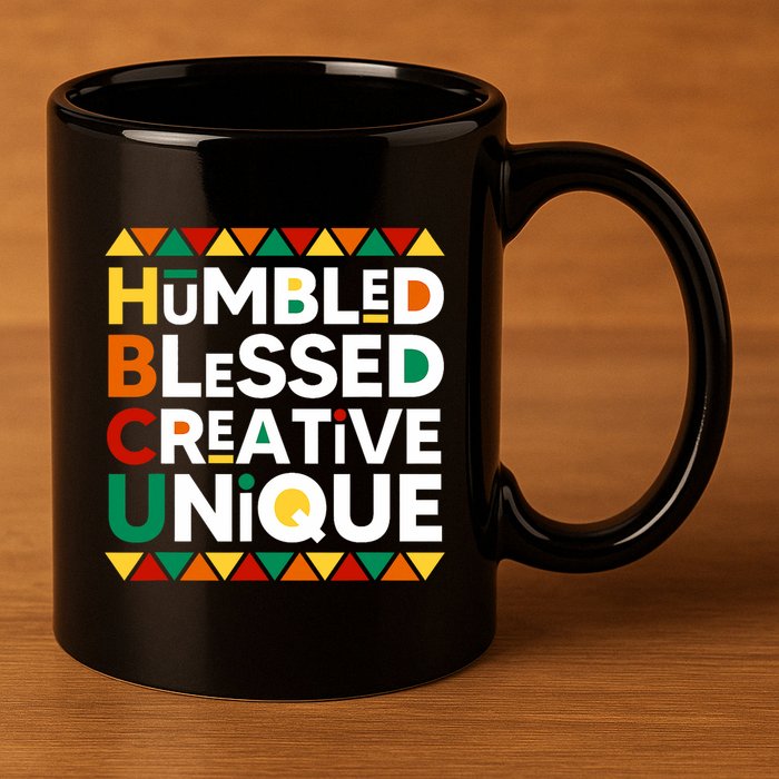 Hbcu Humbled Blessed Creative Unique Historical Black 11oz C Handle Ceramic Mug