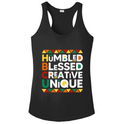 Hbcu Humbled Blessed Creative Unique Historical Black Ladies PosiCharge Competitor Racerback Tank