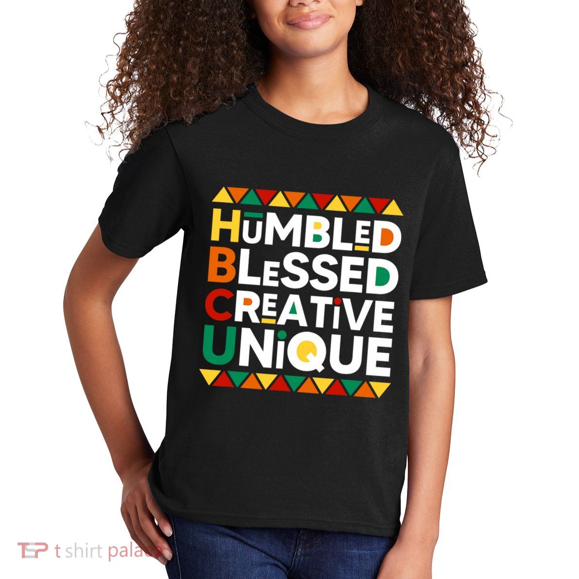 Hbcu Humbled Blessed Creative Unique Historical Black Kids T-Shirt