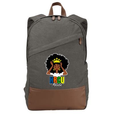 Hbcu Historically Black College University Black Educated Gift Cotton Canvas Backpack