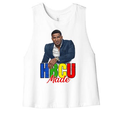 Hbcu Historically Black College University Student Grads Gift Women's Racerback Cropped Tank