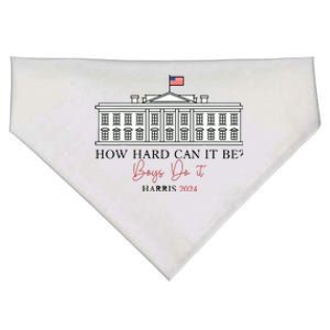 How Hard Can It Be Boy Do It Harris 2024 Kamala 2024 USA-Made Doggie Bandana