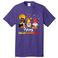 Happy Hallothanksmas Cute Gnomes Fall Halloween Tall T-Shirt