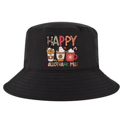 Happy Hallothanksmas Cute Coffee Pumkin Cool Gift Cool Comfort Performance Bucket Hat