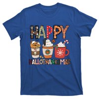 Happy Hallothanksmas Cute Coffee Pumkin Cool Gift T-Shirt