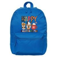 Happy Hallothanksmas Cute Coffee Pumkin Cool Gift 16 in Basic Backpack