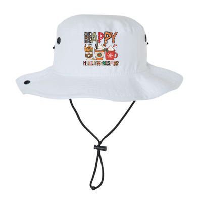 Happy Hallothanksmas Cute Coffee Pumkin Cool Gift Legacy Cool Fit Booney Bucket Hat