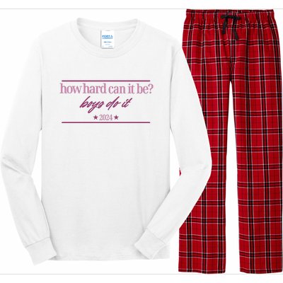 How Hard Can It Be Boy Do It Badge 2024 Long Sleeve Pajama Set