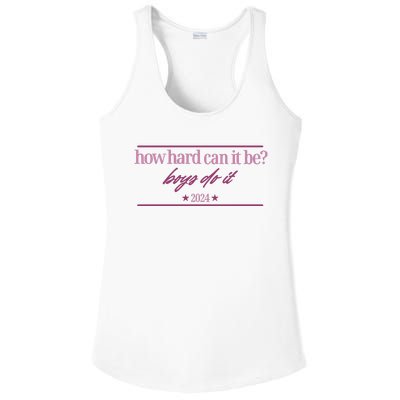 How Hard Can It Be Boy Do It Badge 2024 Ladies PosiCharge Competitor Racerback Tank