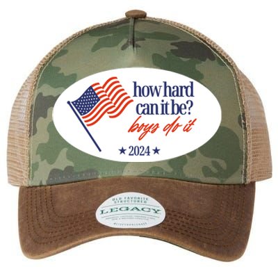 How Hard Can It Be Boy Do It Sticker Legacy Tie Dye Trucker Hat