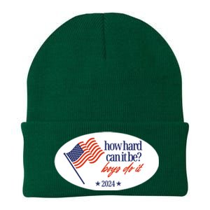 How Hard Can It Be Boy Do It Sticker Knit Cap Winter Beanie