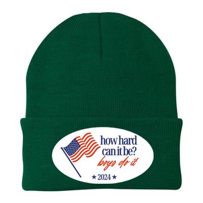 How Hard Can It Be Boy Do It Sticker Knit Cap Winter Beanie