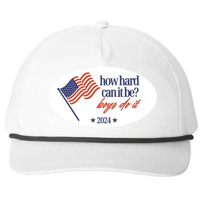 How Hard Can It Be Boy Do It Sticker Snapback Five-Panel Rope Hat