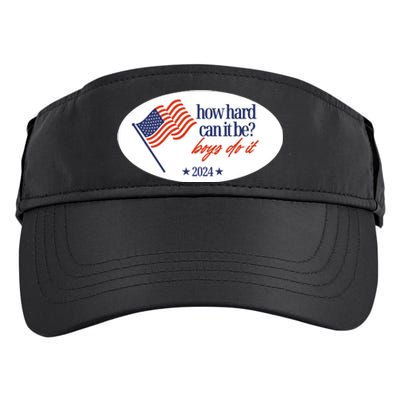 How Hard Can It Be Boy Do It Sticker Adult Drive Performance Visor