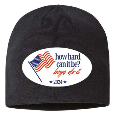 How Hard Can It Be Boy Do It Sticker Sustainable Beanie