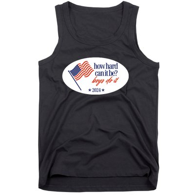 How Hard Can It Be Boy Do It Sticker Tank Top