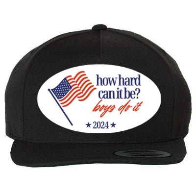 How Hard Can It Be Boy Do It Sticker Wool Snapback Cap